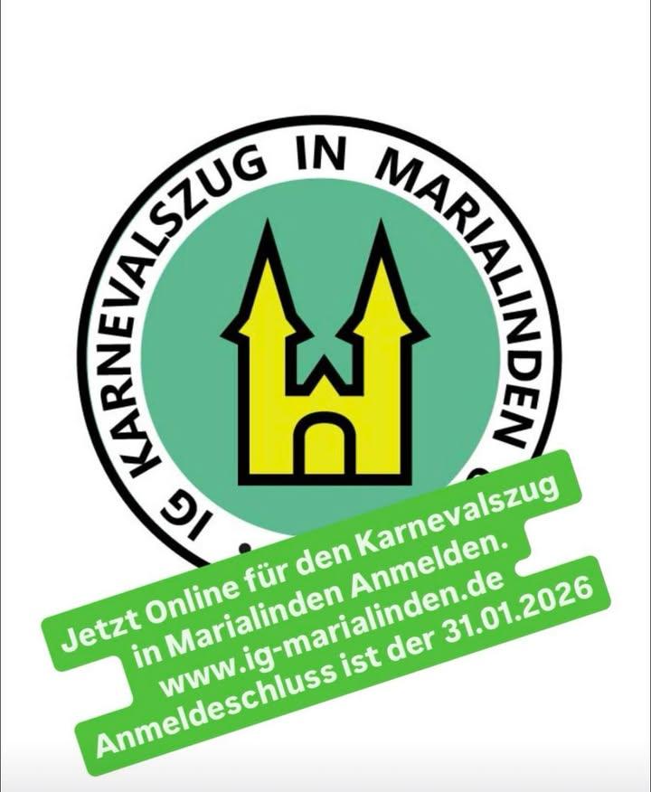 Online anmelden zum Karnevalszug 2026